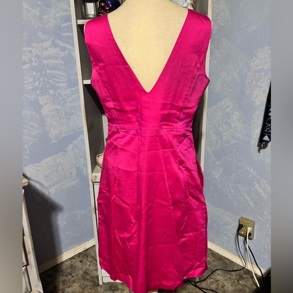 ALFRED SUNG Vibrant Pink Midi Dress - Picture 7 of 12